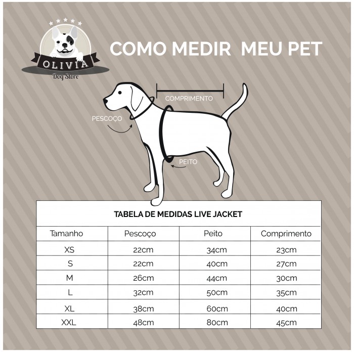 Medidas Live Jacket