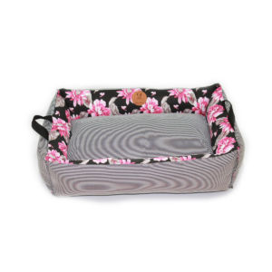 Cama Pink Flowers + Manta Coralina Blanket - Image 3