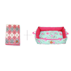 Cama Sweet Spring + Manta Coralina Blanket
