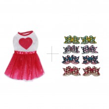 Vestido Love Dress + Laços de fita High School